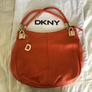 Gorgeous orange DKNY handbag